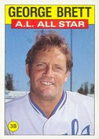 1986 Topps #714 George Brett All-Star Baseball Card