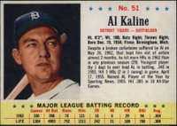 1963 Post Cereal #51 Al Kaline Hand Cut Baseball Card