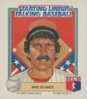 1988 Starting Line Up Talking Baseball Team Set # Mike Schmidt Baseball Card
