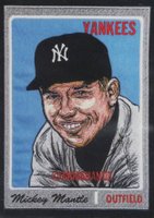 2021 Topps PROJECT70 #343 Mickey Mantle Silver Frame Artist Proof Baseball Card