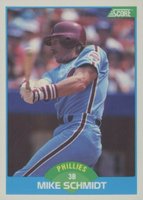 1989 Score #149 Mike Schmidt Baseball Card