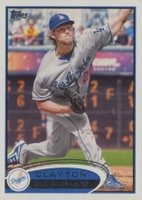 2012 Topps #600 Clayton Kershaw Baseball Card