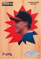 1996 Collector's Choice Crash Winners #CR1 Chipper Jones Silver Baseball Card
