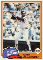 1981 Topps #416 Gary Alexander Baseball Card