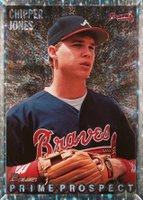 1995 Bowman #262 Chipper Jones Foil Baseball Card