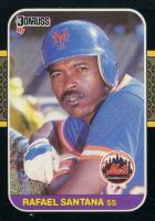 1987 Donruss #569 Rafael Santana Baseball Card