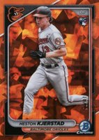 2024 Bowman Chrome Sapphire Edition #44 Heston Kjerstad Orange Baseball Card