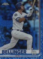 2019 Topps Chrome #158 Cody Bellinger Blue Refractor Baseball Card