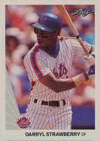 1990 Leaf #250 Darryl Strawberry Baseball Card