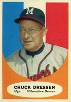 1961 Topps #137 Chuck Dressen Baseball Card