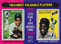 1975 Topps Mini #192 1954 MVP's Baseball Card