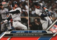 2024 Topps Now #232 Aaron Judge/Juan Soto Red Baseball Card