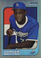 1997 Bowman Chrome International #182 Adrian Beltre Refractor Baseball Card