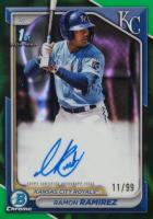 2024 Bowman Chrome Prospect Autographs #CPARRZ Ramon Ramirez Hta Green Lava Refractor Baseball Card