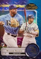 2022 Topps Gold Label #96 Wander Franco Class 1-Blue Baseball Card