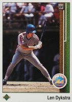 1989 Upper Deck #369 Len Dykstra Baseball Card