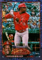 2023 Topps Chrome #209 Jordan Walker Purple Speckle Refractor Baseball Card