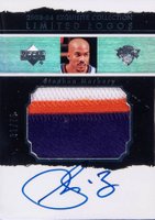 2003 UD Exquisite Collection Limited Logos #LL-ST Stephon Marbury Autograph Patch Basketball Card