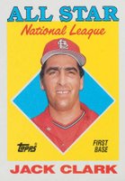 1988 Topps #397 Jack Clark Baseball Card