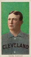 1909 White Borders Sovereign #523 Cy Young Portrait Baseball Card