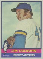 1976 Topps #521 Jim Colborn Baseball Card