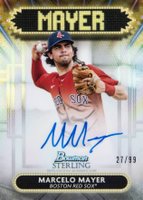 2022 Bowman Sterling Sterling Signage Autographs #SSAMMR Marcelo Mayer Baseball Card