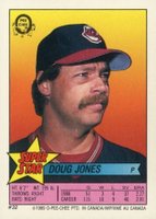 1989 O-Pee-Chee Stickers #32/71/265 Doug Jones/Pascual Perez/Bo Jackson Baseball Card