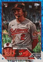 2023 Topps Update #US18 Gunnar Henderson Blue Foil Baseball Card