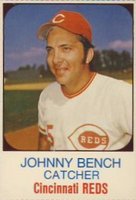 1975 Hostess #83 Johnny Bench Hand Cut Baseball Card