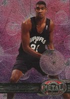 1997 Metal Universe #66 Tim Duncan Basketball Card