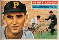 1956 Topps #97g Jerry Lynch Gray Back Baseball Card