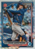2024 Bowman Chrome #45 Pete Crow-Armstrong Wave Refractor Baseball Card