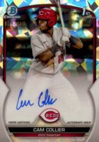 2023 Bowman Chrome Prospect Autographs #CPACC Cam Collier Atomic Refractor Baseball Card