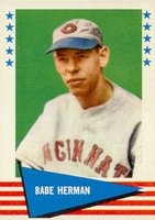 1961 Fleer #114 Babe Herman Baseball Card