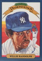 1986 Donruss #16 Willie Randolph Diamond Kings Baseball Card