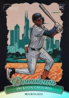 2024 Panini Three and Two Downtown #16 Jackson Chourio Baseball Card