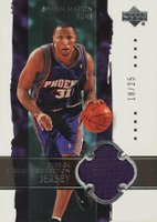 2003 Upper Deck Exquisite Collection #30-J Shawn Marion Jersey Basketball Card
