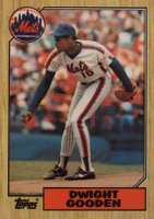 1987 Topps Tiffany #130 Dwight Gooden Baseball Card