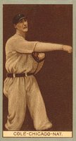 1912 Brown Backgrounds Broadleaf #32 Leonard Cole Baseball Card