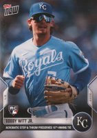 2022 Topps Now #21 Bobby Witt Jr. Baseball Card