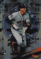 2015 Bowman's Best  #58 Carlos Correa Refractor Baseball Card