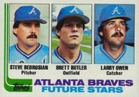 1982 Topps #502 Braves Future Stars Baseball Card