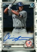 2020 Bowman Chrome Prospect Autographs #CPACG Chris Gittens Baseball Card