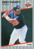 1989 Fleer Glossy #124 Kirby Puckett Baseball Card