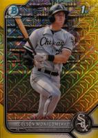 2022 Bowman Mega Box Chrome #71 Colson Montgomery Yellow Refractor Baseball Card
