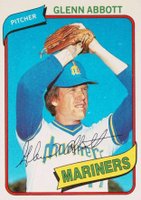 1980 Topps #166 Glenn Abbott Baseball Card
