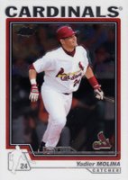 2004 Topps Chrome #219 Yadier Molina Baseball Card