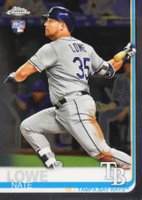 2019 Topps Chrome Update  #23 Nate Lowe Baseball Card