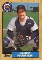 1987 Topps Tiffany #791 Lance Parrish Baseball Card