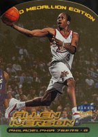 1999 Ultra #20G Allen Iverson Gold Medallion Basketball Card